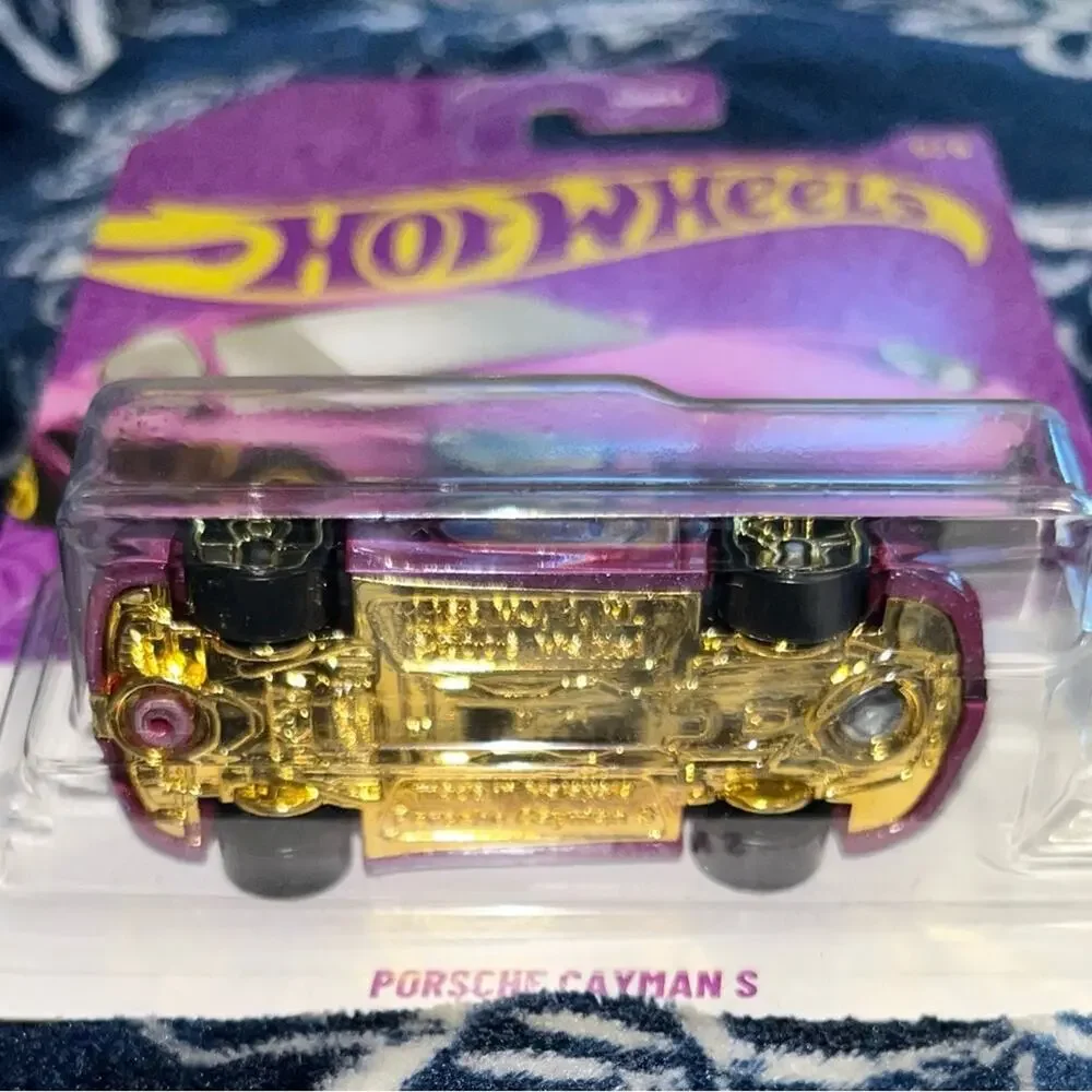 NIB! Hot Wheels 57th Anniversary Pearl & Chrome Porsche Cayman S